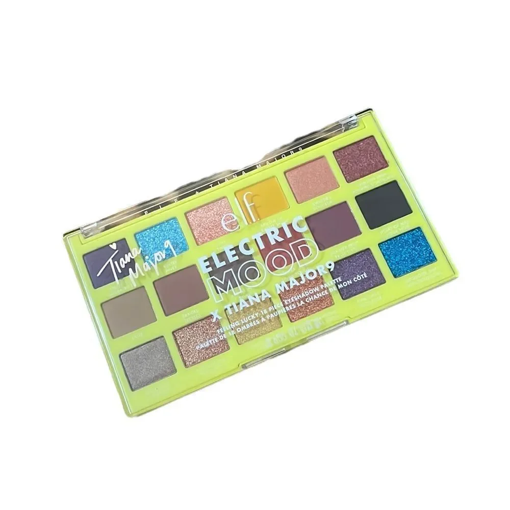 •E.L.F.• NWT Electric mood x Tania Major9 piece eyeshadow palette“feeling lucky”